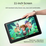 Bisofice 12HD-A H-IPS LCD Graphics Drawing Tablet Monitor 11.6 Inch Size 1366x768 Display 8192 Pressure Level Passive Technology