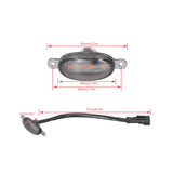 Automobile parts Car Front Led Grille Light Universal Amber White 4Led Daytime Running Lamp For Raptor Style Cars Pickups Suvs Off-Road Vehicles