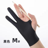 S/M/L Two-Finger Drawing Gloves Anti-touch Anti-fouling for Tablet Digital Board Touch Screen Oil Painting Art Supplies