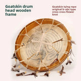 Goatskin Indian Hand Drum Minority Ethnic Group Drum Sound Therapy Meditation Professional Percussion Instruments Tambourines