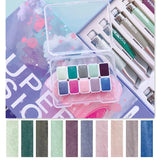 AOOKMIYA Super Vision Watercolor Paint 10 Color 1ML Artist Morandi Macaron Candy Color Advanced Gray Beginner Painting Art Supplies