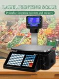 New 30kg TMA Series Cash Register Scale Electronic Barcode Label Printing Scales For Supermarket