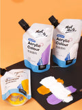 Montmarte Acrylic Colour 100ml Supplementary Bag DIY Hand-painted Graffiti Coloring Waterproof Textile T-shirt Acrylic Paint
