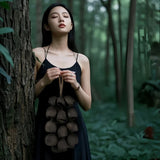 AOOKMIYA Muscaria Handbells Natural Plant Shell Concert Accompaniment Salin Hand Ringing Bell Meditation Musical Instruments Percussion AOOKMIYA.COM