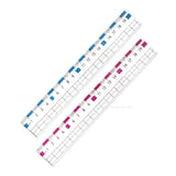 Students Use Anti Myopia Rulers with Wavy Lines Clear Scale Soft and Not Easily Breakable Color Differentiation  Ruler