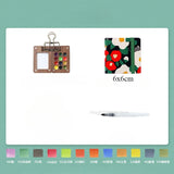 AOOKMIYA 12-color Schminke Watercolor Mini Paint Box Walnut Travel Portable Watercolor Palette Student Painting Art Supplies