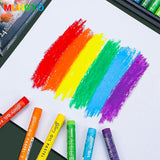 Mungyo 12/24/48 Colors Professional Soft Oil Pastel Dry High Quality Heavy Color Crayons For Drawing Stationery Art Supplies Wax