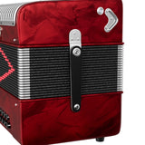 AOOKMIYA Diatonic Accordion 31 Key 12 Bass Accordion with Double Strap Musical Instrument for Beginners and Adults AOOKMIYA.COM