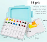 AOOKMIYA Multifunctional watercolor Palette 36 GRID sealing moisturizing acrylic  gouache oil  pigment box  Special palette for artists  AOOKMIYA.COM