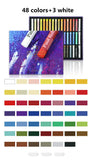 Paul Rubens Artist Oil Pastel 12/24/36/48 Color Professional Soft Pastel Crayons for Painting Art Supplies