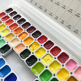 Original Holbein Watercolor Paint 108 Colors Artist Professional HB Aquarell with  Card Palette Art Supplies Student Supplies