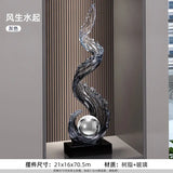 Family Feng Shui Decoration Ornament Senior Sense Living Room Entry Hotel Art Sculpture Decoration Home Decor