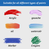 AOOKMIYA 12pcs Canvas Board Bulk 7x9in,Painting White Blank Canvas Panels for Oil,Acrylic,Gouache,Tempera,Flow Pouring,for Artist,Adults