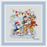 AOOKMIYA 1954 Cross Stitch Sets Cross Stitch Paintings 14ct 18ct Stich Cross Stitch Kit Embroidery Needle Arts & Craft Complete Kit Hobby