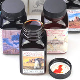 U.S. Imports Noodler's Ink Fountain Pen Drawing Writing Waterproof Ink Watercolor Outline Smooth Polar Bear Brown Non-carbon