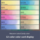 AOOKMIYA Schmincke Macaron Candy Color Watercolor Paint Box 12 Colors 1ML/2ML Opaque Watercolor Paint Artist Painting Art Supplies