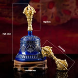 AOOKMIYA Copper Tibetan Bell Yoga Meditation Accessories Sound Therapy Landscape Bells Pestle Healing Musical Percussion Instruments AOOKMIYA.COM