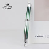 JINHAO 10 Press Fountain Pen Retractable EF/F Nib Metal With Clip Writing Ink Pen Converter School Supplies Stationery PK A1 A2