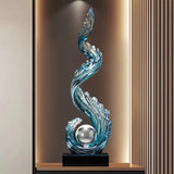 Family Feng Shui Decoration Ornament Senior Sense Living Room Entry Hotel Art Sculpture Decoration Home Decor