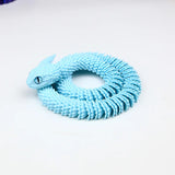 Snake Sculpture Articulated Snake Decor Articulated Snake Figurine with Movable Joints 3d Printed Model for Home for Bookshelf