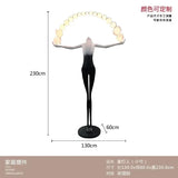 Hotel Lobby Large Figure Floor Ornaments Sales Office Model Room Window Abstract Art Soft Decoration Sculpture