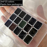AOOKMIYA 2022 New Color Russian White Night Precipitation Color 15 Color Watercolor Paint White Night Artist-level Painting Art Supplies