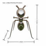 Ant stainless steel outdoor garden lawn square Animal park hotel lobby water feature sculpture ornament