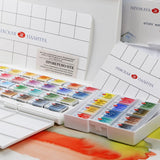 AOOKMIYA Russian White Nights Watercolour Paint Set 12/24/36 Professional for Aquarelle Painting Drawing Artists' Supplies. High Quality AOOKMIYA.COM