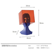 AOOKMIYA ART+ Creative Gifts ZC modern figure sculpture creative abstract art large floor ornament living room decoration