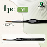 AOOKMIYA Marie's Micro Paint Brush, 11 Sizes Miniature Synthetic Model Paintbrushes with Triangular Handles for Detail, Rock Painting