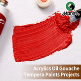 AOOKMIYA 8 Sizes Canvas Panels for Painting,Blank Canvas Boards for Acrylics,Oil,Gouache,Tempera,Primed White for Adults,Hobby Painters.