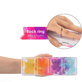 AOOKMIYA Lonely Finger Metal Travel Watercolor Tin Box with Fold-Out Palette 26 Half Pans（without Paints）  AOOKMIYA.COM