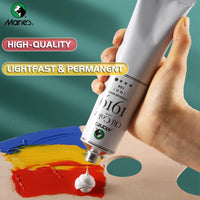 AOOKMIYA 170ml Marie's Oil Paints Premium,Professional All Colors,Oil Pigments for Canvas Painting, Artist Beginner Adult(5.95-oz) Tube