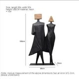 Hotel Lobby Large Figure Floor Ornaments Sales Office Model Room Window Abstract Art Soft Decoration Sculpture