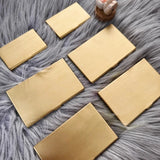 AOOKMIYA Brass TN Magnetic Watercolor Box Empty Watercolor Palette Portable Travel Paint Tray Color Palette Beginner Art Supplies