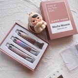 AOOKMIYA Super Vision 2025 New Color Mocha Mousse Chameleon Popular Color Set Portable Watercolor Packed Nail Art Paint Art Supplies
