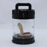 AOOKMIYA Alien Glow Jar Xenomorph Specimen Facehugger Embryo Glass Jar Movie Prop Replica Home Decor Desktop Crafts Sculpture Decoration