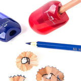 Double Hole and One Hole Pencil Sharpener Creative Transparent Pen Knife Kid Student Cutting Stationery School Supplies