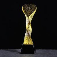 AOOKMIYA Customized Transparent Crystal Trophy, Five-Star, Creative Awards Ceremony, Competition Event, Craft Gift, Home Decorations, 1Pc