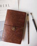 AOOKMIYA Handmade Retro Ceramic Watercolor Palette, Leather Clip, Loose Leaf Notebook, Outdoor Travel, Landscape Sketching  AOOKMIYA.COM