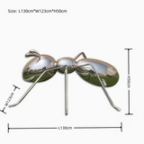 Ant stainless steel outdoor garden lawn square Animal park hotel lobby water feature sculpture ornament