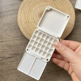 AOOKMIYA Portable Watercolor Palette Empty Collapsible Paint Box Student Travel Painting Sketching Paint Tray Artist's Art Supplies