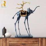 65cm The Dali Elephants Bronze Sculpture Famous Triumphant Elephant Bronze Statue By Salvador Dali Unique Art Decor Collections