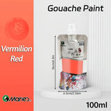 AOOKMIYA Marie's 1pc 100ml/3.38oz Gouache Paints,Rich Color,Highly Strong Coverage for Paper,Canvas,Wood Painting for Adults,Students