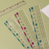 Students Use Anti Myopia Rulers with Wavy Lines Clear Scale Soft and Not Easily Breakable Color Differentiation  Ruler