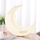 AOOKMIYA Portable Lyre Harp 7 String Miniature Moon Harp Professional Lira Instruments Adult Lyres Children's Rare Musical Instrument AOOKMIYA.COM