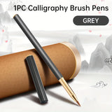 AOOKMIYA 1pc Portable Ink Pen Brush for Journaling,Writing,Ink-adding Fountain Pen with Fine for Writing,Painting for Students,Artists