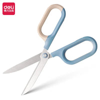 1Pcs DELI NS056 3 Colors Curved  Labor-saving Scissors Office Paper Cutter Supplies Stationery