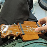 AOOKMIYA Portable Guitar Right-hand Practice Device Solid Wood Finger Trainer Practice Fingerboard Pocket Guitar Stringed Instruments AOOKMIYA.COM