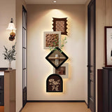 Ancient Style Italian Style Minimalism And High-end Feel Hhe Corridor Is Decorated With Paintings Hanging Murals Lights